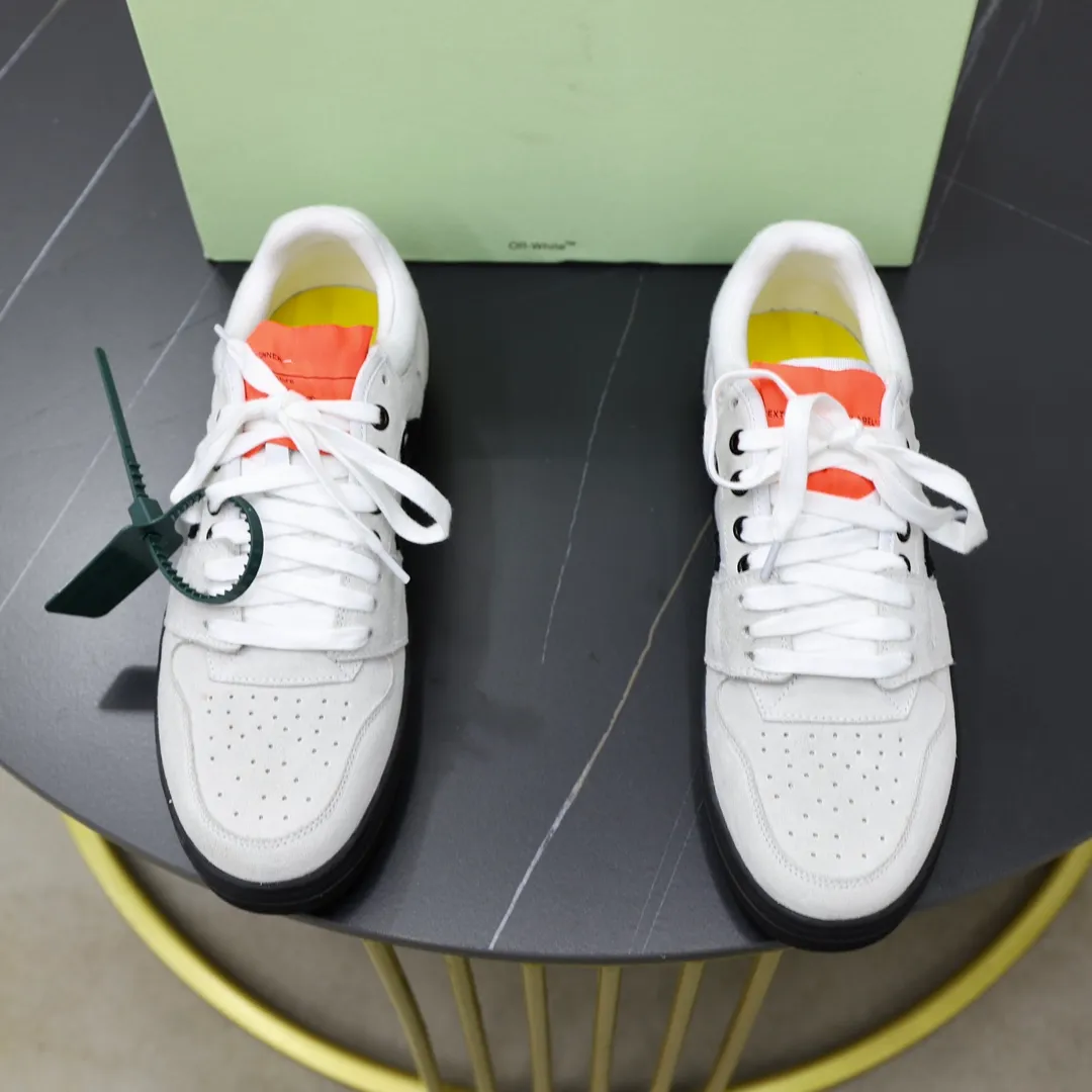 Men's shoes: 462💰💶【off-white】👫 Original one-to-one replica, high-end quality🥳The latest model has not been listed on the official website yet, the top version. Fabric: Imported original leather splicing Lining: Imported breathable mesh Outsole: Original rubber soft, light and wear-resistant Outsole Male 38-44 (customized for 45 and 46)